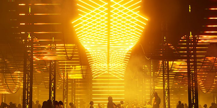 Dark Matter - Sommerlights 2024 - Neuste Kunstinstallation Flow (C)WHITEvoid / Dark Matter