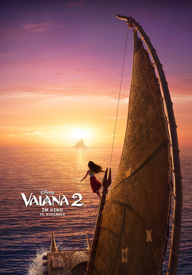 Vaiana 2 - Vaiana kehrt mit Halbgott Maui 2024 zurück ins Kino (C) 2024 Disney Enterprises, Inc. All Rights Reserved.