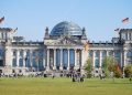 30 Jahre nach der Verhüllung: Der Berliner Reichstag erstrahlt in einer einzigartigen Lichtinstallation (C)Dennis Hahn / BerlinMagazine.de (Archiv)