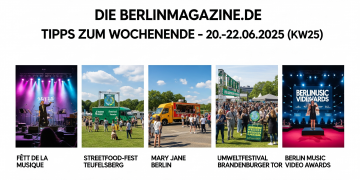 Wochentipps Berlin: Highlights fürs Wochenende vom 20.–22. Juni 2025 (KW 25)