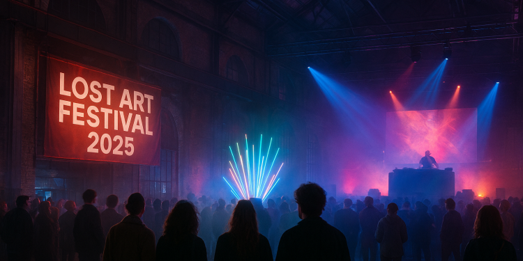Lost Art Festival 2025 – Ein immersives Erlebnis in Berlins Industriegeschichte (C)BerlinMagazine.de AI