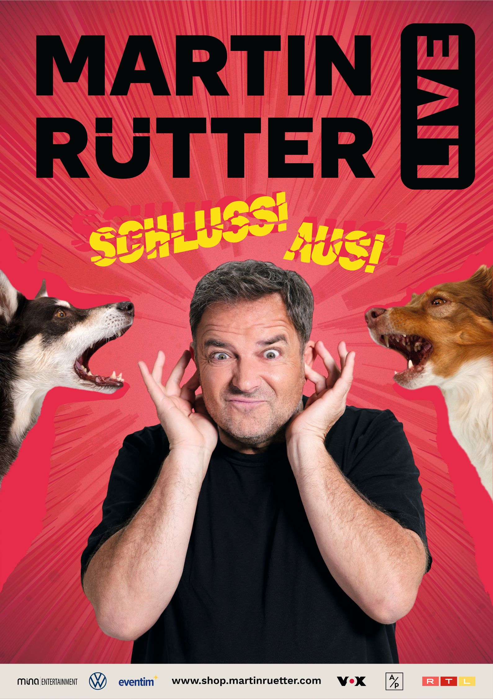 Martin Rütter 2027 in Berlin – „SCHLUSS! AUS!“: Die große Abschiedstour kommt in die Uber Arena