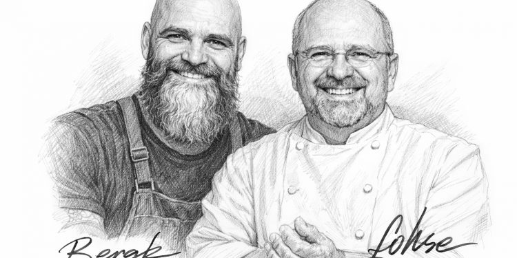 Die Köche Christian Lohse und Philipp Bergk präsentieren ein 5-Gang-Menü im Restaurant BEAST Berlin (C)Beast Berlin