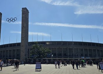 Saisoneröffnung im Olympiastadion Berlin: Ostern auf der blauen Laufbahn von Usain Bolt (C)Dennis Hahn