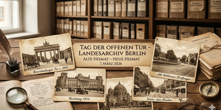 Geschichte zum Anfassen: Tag der offenen Tür im Landesarchiv Berlin 2026 (C)BerlinMagazine.de AI