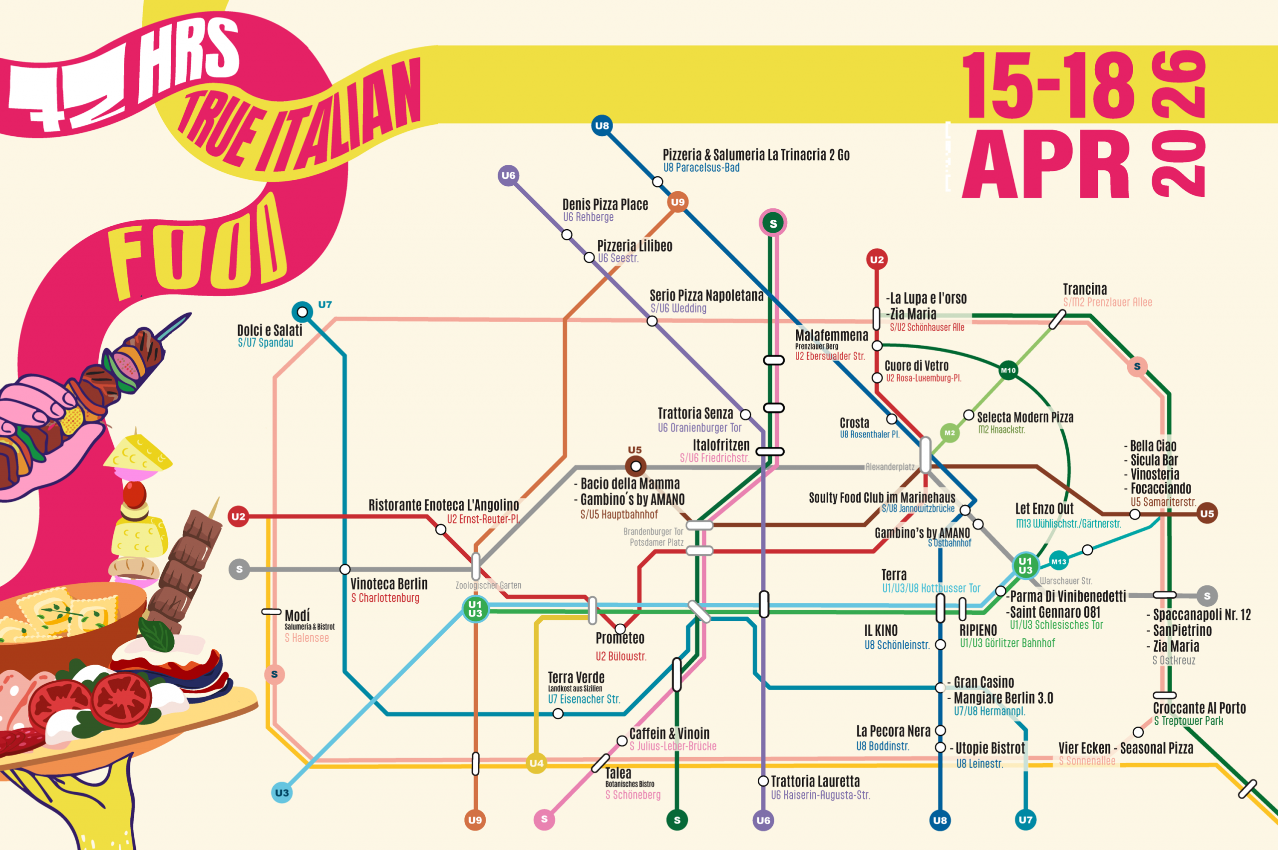 10 Jahre 72 hrs True Italian Food: Berlins ultimative Hommage an den italienischen Aperitivo (C)Berlin Italian Communication