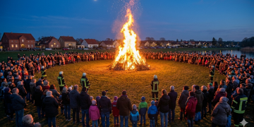 Berlin leuchtet: Die schönsten Osterfeuer 2026 in Berlin & Brandenburg (C)BerlinMagazine.de AI
