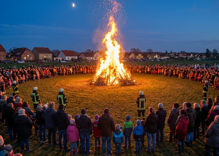 Berlin leuchtet: Die schönsten Osterfeuer 2026 in Berlin & Brandenburg (C)BerlinMagazine.de AI