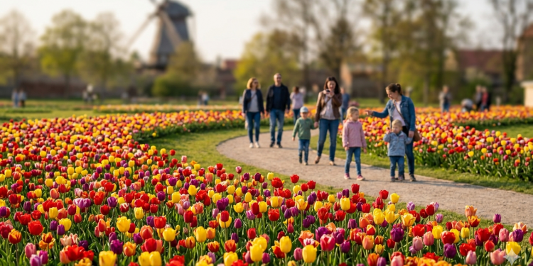 Blütezeit der Niederlausitz: 750 Jahre Luckau & das Tulpenfest im LAGA-Park (C)BerlinMagazine.de AI