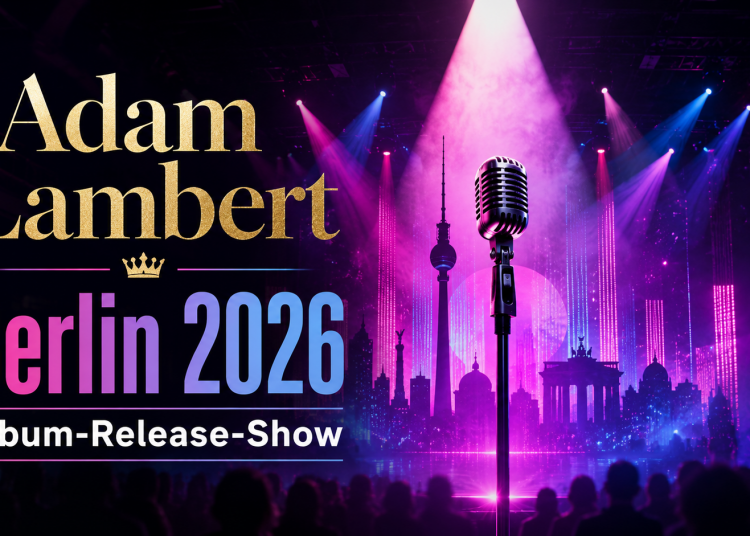 Adam Lambert kommt 2026 mit seiner ADAM Album Release Show in die Uber Eats Music Hall Berlin