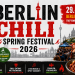 Berlin Chili Spring Festival 2026 in der Berliner Berg Brauerei mit Hot Sauce Food Ständen Chili Eating und Live Musik
