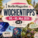 BerlinMagazine.de Wochentipps fürs Wochenende vom 08. bis 10. Mai 2026 mit Primavera Spargelfest, Classic Days, Gelato Week, EHRLICH BROTHERS und mowe Festival