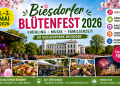 Biesdorfer Blütenfest 2026 im Schlosspark Biesdorf mit Schloss, Frühlingsblüten, Musik, Marktständen und Familienprogramm.