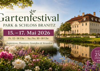 Gartenfestival Park und Schloss Branitz 2026 mit Pflanzen Raritäten Genussgarten Garten der Zukunft und historischer Parkkulisse