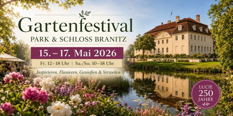 Gartenfestival Park und Schloss Branitz 2026 mit Pflanzen Raritäten Genussgarten Garten der Zukunft und historischer Parkkulisse