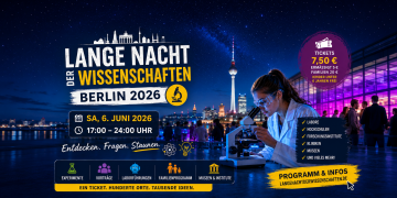 Lange Nacht der Wissenschaften Berlin 2026 mit Experimenten, Laborführungen und Programm