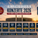Olympiastadion Berlin Konzerte 2026 mit Metallica Helene Fischer Bruno Mars Foo Fighters und weiteren Highlights