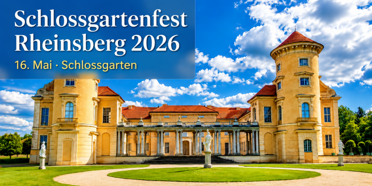 Rheinsberger Schlossgartenfest 2026 im Schlossgarten mit Heckentheater und Jubiläum 300 Jahre Prinz Heinrich