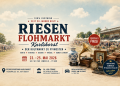 Riesenflohmarkt Karlshorst 2026 auf der Trabrennbahn Berlin mit Antiquitäten Vintage Trödel und Besuchern zu Pfingsten
