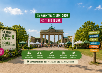Umweltfestival Berlin 2026 am Brandenburger Tor mit Nachhaltigkeitsmeile und Familienprogramm