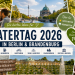 Vatertag Berlin 2026 mit Biergarten Radtour See Familienausflug und Brandenburg Tipps an Christi Himmelfahrt