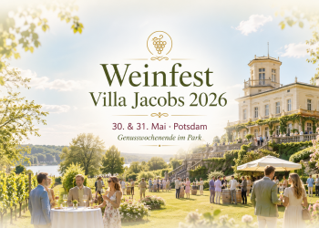 Weinfest Villa Jacobs Potsdam 2026 im Park am Jungfernsee
