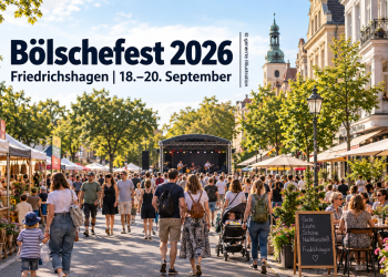 Bölschefest 2026 in Friedrichshagen mit Straßenfest, Marktständen und Besuchern