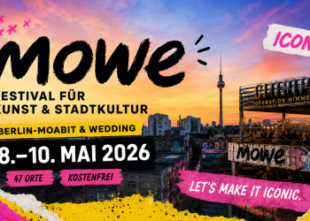 mowe Festival Berlin 2026 für Kunst und Stadtkultur in Moabit und Wedding mit Performances, Ausstellungen und urbanen Interventionen