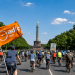 ADFC-Sternfahrt 2026 in Berlin mit Radfahrern auf breiten Straßen Richtung Großer Stern und Siegessäule