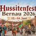 Hussitenfest Bernau 2026 mit mittelalterlichem Festumzug, historischen Kostümen, Stadtmauer, Steintor und Feststimmung