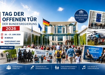 Tag der offenen Tür der Bundesregierung 2026 mit Bundeskanzleramt, Ministerien, Führungen und Familienprogramm in Berlin