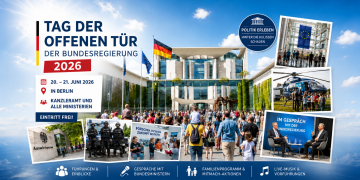 Tag der offenen Tür der Bundesregierung 2026 mit Bundeskanzleramt, Ministerien, Führungen und Familienprogramm in Berlin