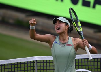 Alex Eala beim Tennismatch im Steffi-Graf-Stadion während der Berlin Tennis Open 2026