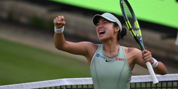 Alex Eala beim Tennismatch im Steffi-Graf-Stadion während der Berlin Tennis Open 2026