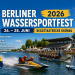 Berliner Wassersportfest 2026 mit Wassersport, Booten und Familienprogramm an der Regattastrecke Grünau