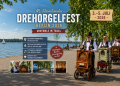 Internationales Drehorgelfest Berlin 2026 mit Drehorgelspielern auf der Greenwichpromenade am Tegeler See