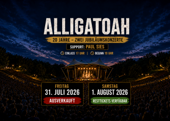 Alligatoah Berlin 2026 in der Wuhlheide mit Support Paul Sies