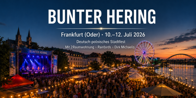 Bunter Hering 2026 Stadtfest in Frankfurt Oder an der Oder