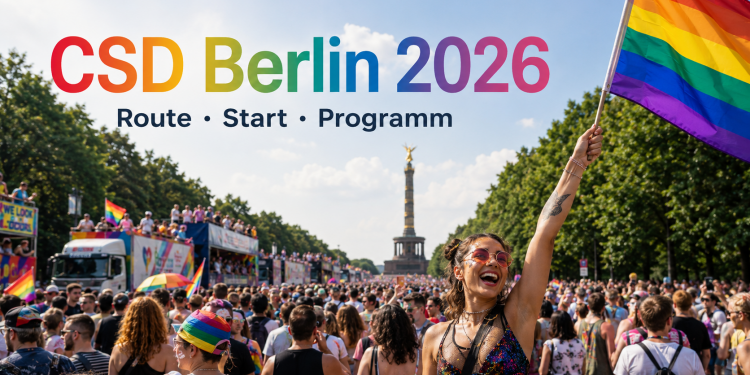 CSD Berlin 2026 mit Pride-Parade auf der Straße des 17. Juni