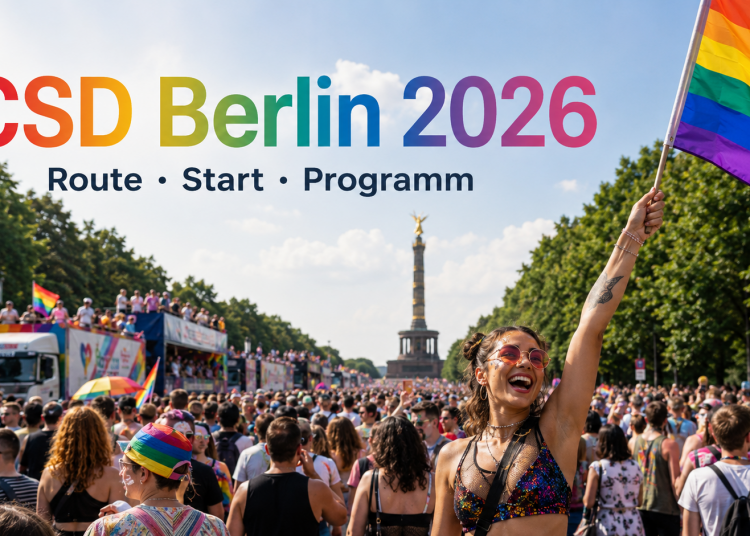 CSD Berlin 2026 mit Pride-Parade auf der Straße des 17. Juni