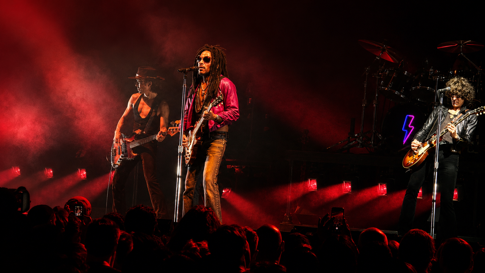 Lenny Kravitz mit Band und großer Lichtshow in der Uber Arena Berlin 2026