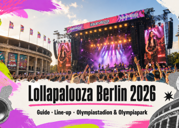 Lollapalooza Berlin 2026 im Olympiastadion und Olympiapark mit Festivalpublikum, Bühnen und Sommerstimmung