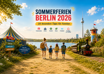 Sommerferien Berlin 2026 mit Familie, Zirkus, Parkeisenbahn, Badesee und Berliner Fernsehturm