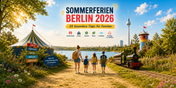 Sommerferien Berlin 2026 mit Familie, Zirkus, Parkeisenbahn, Badesee und Berliner Fernsehturm