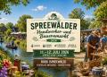 Spreewälder Handwerker- und Bauernmarkt 2026 in Burg mit Marktständen und Spreewaldfließ