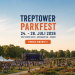 Treptower Parkfest 2026 mit Bühne, Kinderkarussell, Rosengarten und Fontäne im Treptower Park