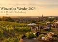 Winzerfest Werder 2026 auf dem Wachtelberg mit Weinreben, Festgästen, Havelblick und Heilig-Geist-Kirche