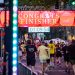 Läufer erreichen bei der adidas Runners City Night Berlin 2026 das beleuchtete Ziel auf dem Kurfürstendamm
