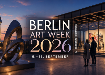 Berlin Art Week 2026 mit zeitgenössischer Kunst, Ausstellungsraum und Berliner Stadtkulisse am Kulturforum