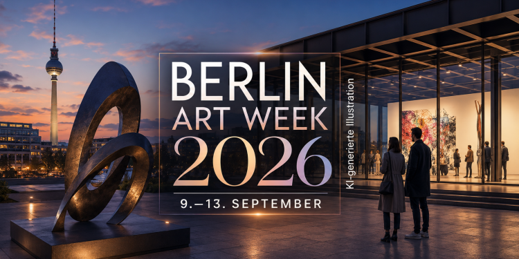 Berlin Art Week 2026 mit zeitgenössischer Kunst, Ausstellungsraum und Berliner Stadtkulisse am Kulturforum